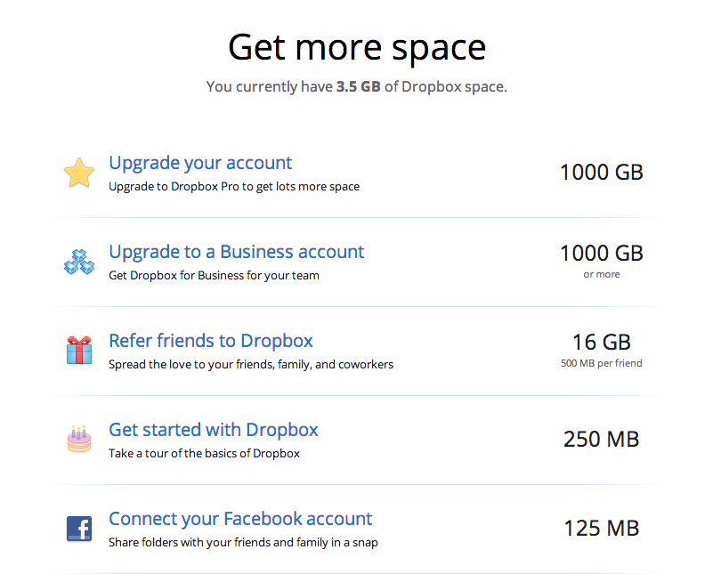Stratégie Growth Hacking de Dropbox © GrowForce