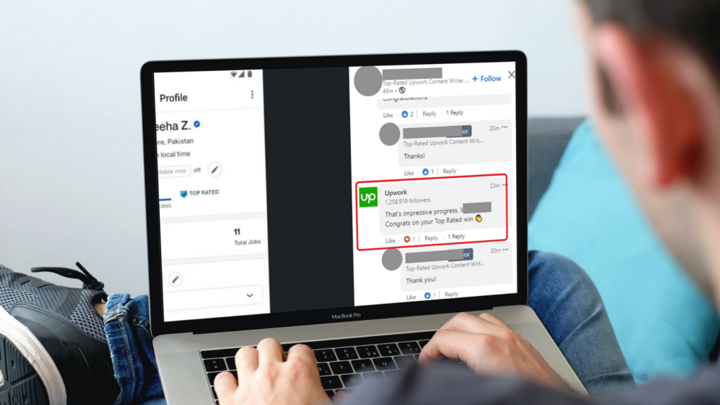 Image for the topic Like, comment on, and share relevant content in your network's feeds