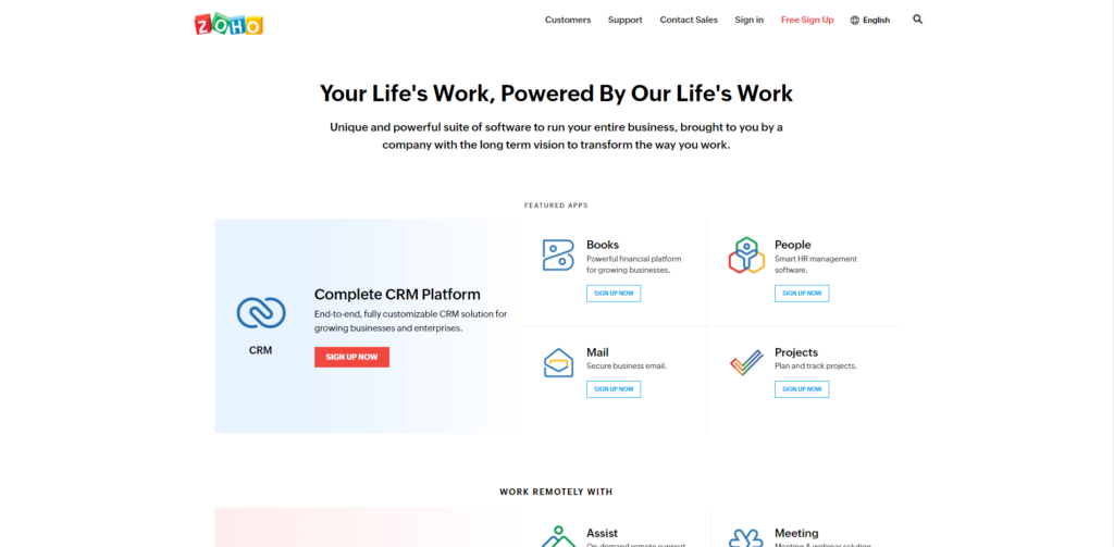 Image of Zoho CRM