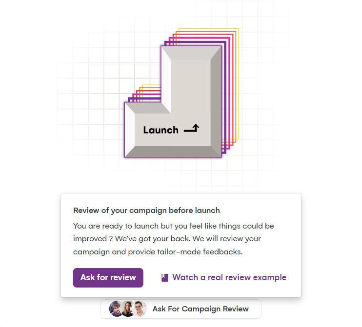 ask for campaign review