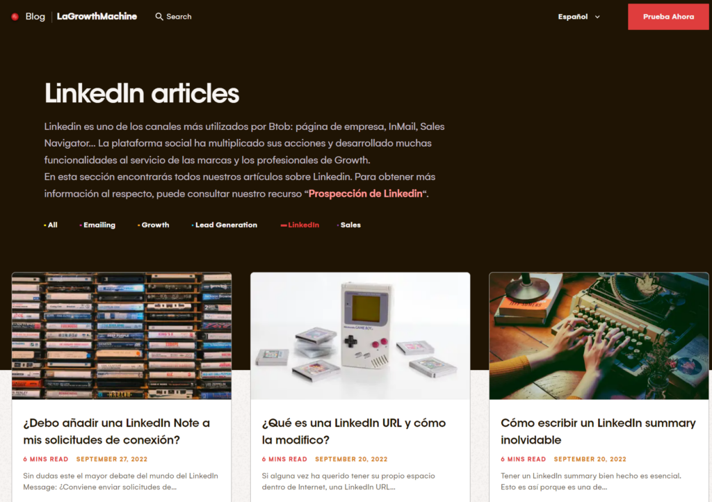 linkedin blog articles es