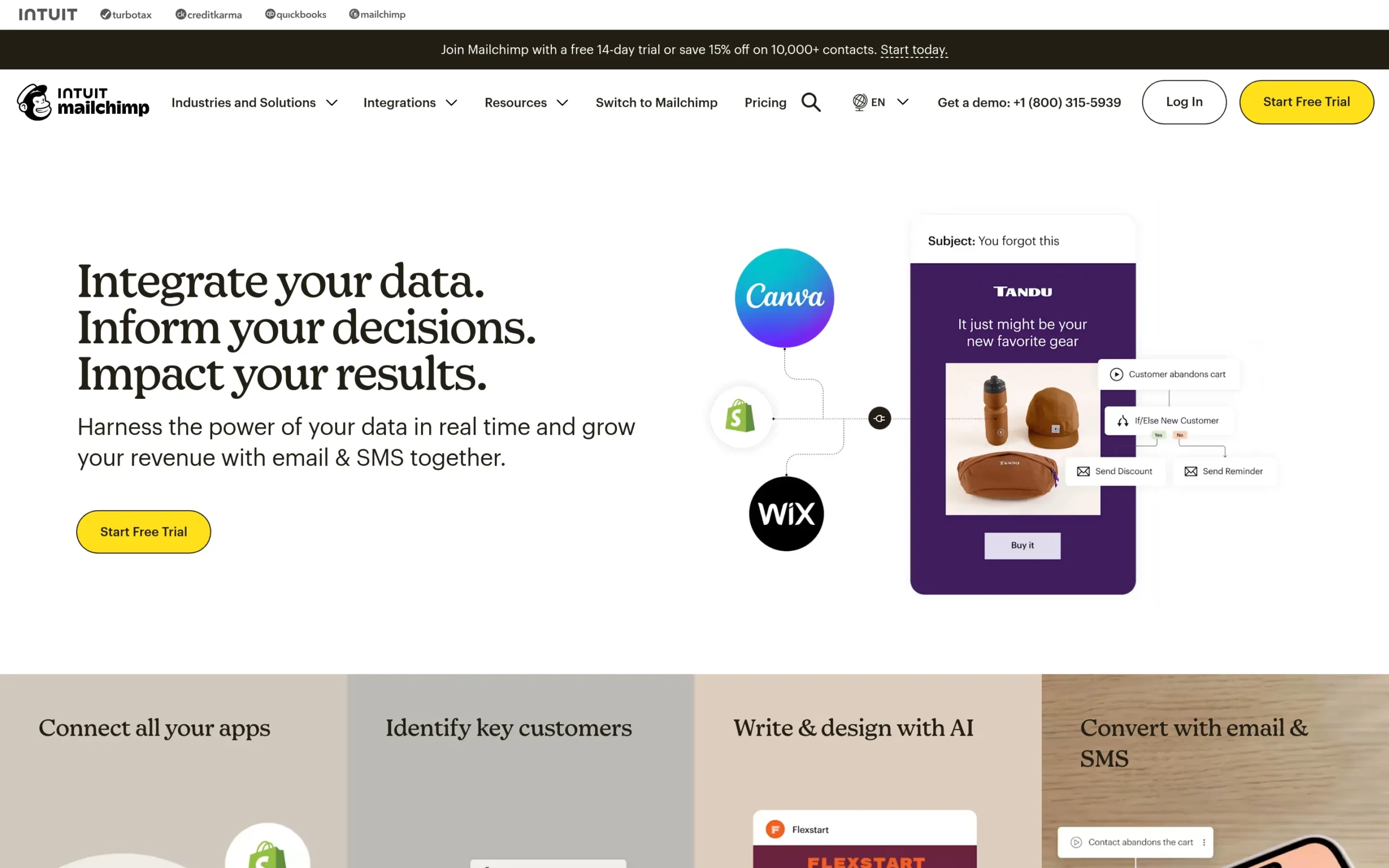 Mailchimp interface showing email marketing automation campaign builder